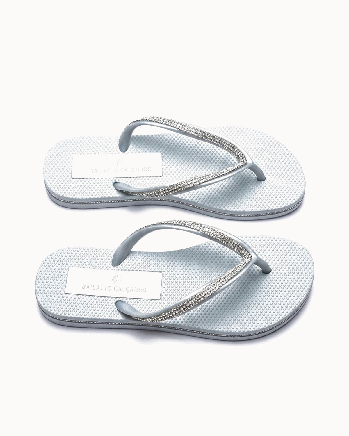 Chinelo Brilho Cinza