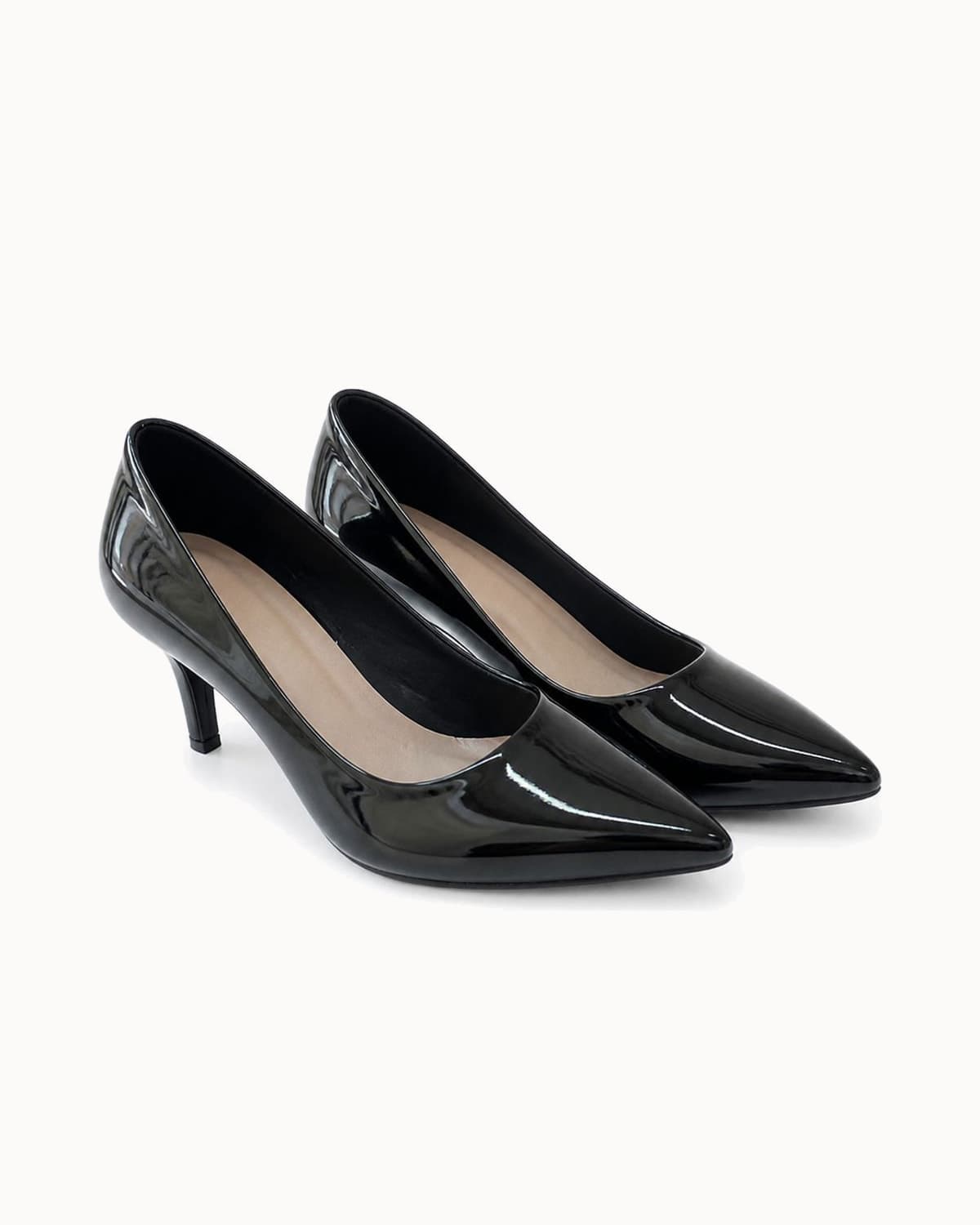 Scarpin Salto Alto Verniz Preto