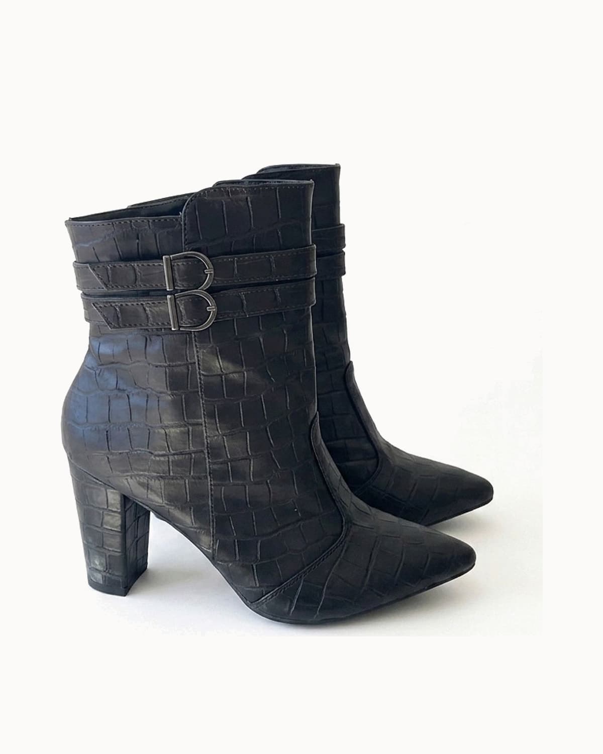 Bota Croco Preto