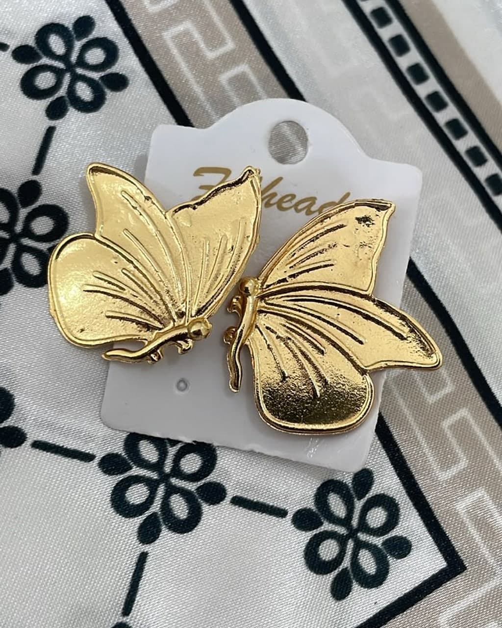 Brinco Dourado Borboleta